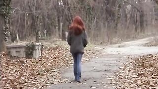 Cock-hungry Girl Gets Fucked in the Park in Public - 10 image