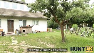 HUNT4K. Naughty chick fucked a stranger in front of her stepfamily - 2 image