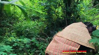 African hunter fucked strange BBW woman in the forest and this happened to him - - 6 image