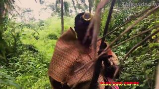 African hunter fucked strange BBW woman in the forest and this happened to him - - 7 image