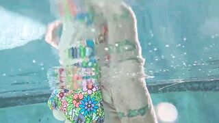 Overunderwater Pool Shots and a Long, Slow-mo Outdoor Shower - 14 image