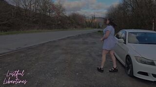 Hairy mature MILF repaid my help by swallowing my cum - 4 image