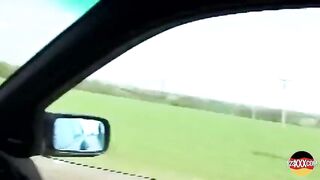 Fit Blonde Was Running and Got Picked up for a Fuck by the Road - 2 image