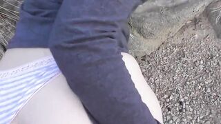 Outdoor Fuck with Amazing Cum Swallow - 7 image