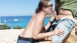 stepdaughter's naked walk and public blowjob - 14 image