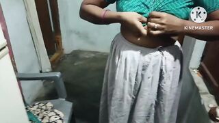 Telugu wife chenging saare in front of ho hasbend - 4 image