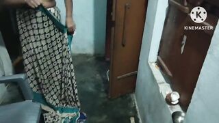 Telugu wife chenging saare in front of ho hasbend - 6 image