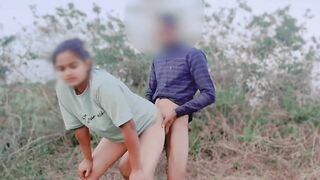 Indian College couples Anal Sex in jungle, Indian village college couples jungle sex, beautiful college girl Frist time xx - 11 image
