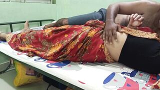 mysore New married couples enjoying saree romance in bed - 1 image