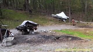 Exploring a junk yard - 1 image