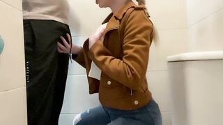 My Boyfriend Invites Me To Dinner And Then Fucks My Ass In The Restaurant Bathroom - 2 image