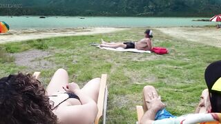 Voyeur masturbates on the beach in front of my husband - 9 image