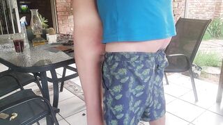 Fucking My Ex Wife Outdoor on the Patio Before I Borrow Her Money Again - 15 image