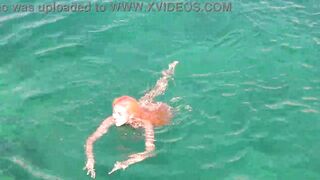 Blue water and a naked girl! - 12 image