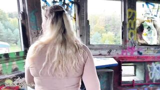 Secret blowjob at former guard post - Lostplace - 2 image