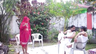 TWO MALIK HARDCORE OUTDOOR SEX WITH DESI LADY SERVENT WHEN SHE WAS ALONE AT HOME FULL MOVIE ( HINDI AUDIO ) OUTDOOR SEX - 2 image
