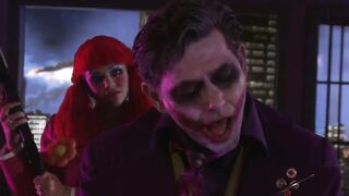 The Jokester And Batfuck Lead A Wild Orgy With Batchick And Hoards Of Sluts