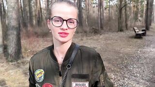 I met a nymphomaniac in a forest park , dragged me into the bushes and brought me to orgasm .