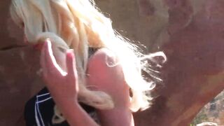 Sandy Simmers Sucks And Fucks A Lost Hiker