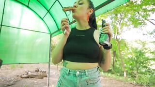 COMPLETE GIRLFRIEND EXPERIENCE: Camping, Fishing, Cooking and Outdoor Sex!