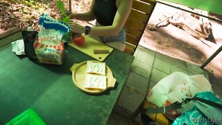 COMPLETE GIRLFRIEND EXPERIENCE: Camping, Fishing, Cooking and Outdoor Sex! - 4 image