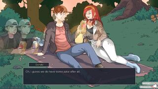 MILF's Plaza: Picnic in the Park Ends with Shameless Fucking on the Grass and Creampied Pussy - Episode 26,27 - 6 image