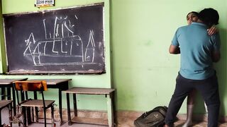 Indian School Teen 18+ Quickie Sex in Empty Class - 15 image