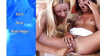 Hot babes get fucked outdoors near the swimming pool - 1 image