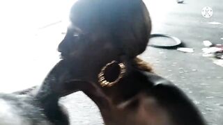 Slut swallowed my nut this time