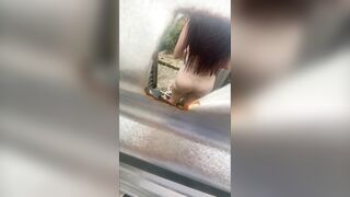 Amateur camera in outdoor dressing room LATINA CULONA - 1 image