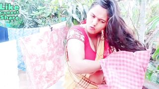 Tamil alone with her full fun with neighbors - 2 image