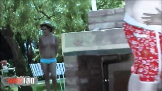 Priska Farel fucked in ass and pussy in the garden - 4 image