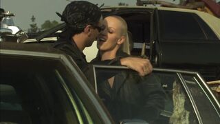 Crazy, passionate fuck at the car scrapyard