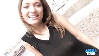 Outdoor Passion! Anal Creampie! Alice Miller Takes It Deep! - 1 image