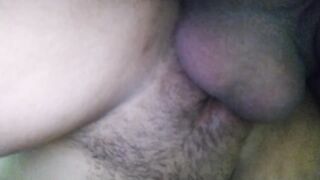 my husband fucks me and creampies me rough after watching how his friend fucked me rough in the motel