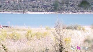 VOYEUR, we spy on Sofia Santana having sex with a stranger in the San Juan reservoir in Madrid - FAKings - 6 image
