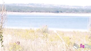 VOYEUR, we spy on Sofia Santana having sex with a stranger in the San Juan reservoir in Madrid - FAKings - 8 image