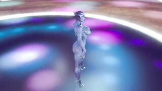 Curvy Liara T'Soni solo naked dance and tease you for melding - 1 image