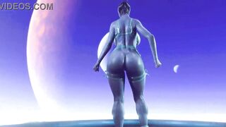 Curvy Liara T'Soni solo naked dance and tease you for melding - 13 image