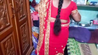Desi beauty housewife sary changing in home - 13 image