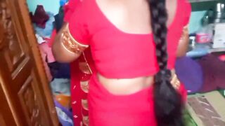 Desi beauty housewife sary changing in home - 2 image