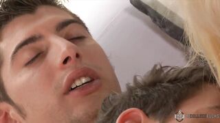 Bi College Fucks - Cain and Jonas eat pussy and suck cock - 11 image