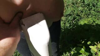 Naked tits get slapped on the streets - 15 image