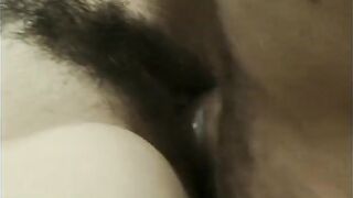 Mature slut with hairy pussy rides stiff young cock - 13 image