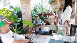 Outdoorbsex on the patio with my friends wife - 6 image