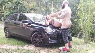She smokes and I fuck her... then she sucks me while she pisses... ***(SHORT)*** - 7 image