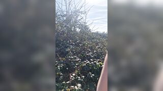 During a walk with my neighbors I am really used and get his sperm in the face - 12 image