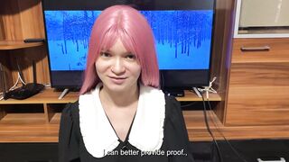 Step Sister Tried On a New Student Blowjob Uniform. And She Showed To Step Brother Her Skill - 4 image