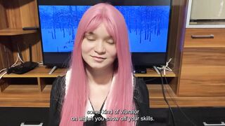 Step Sister Tried On a New Student Blowjob Uniform. And She Showed To Step Brother Her Skill - 5 image