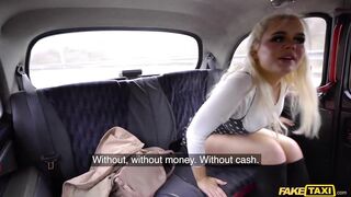 Fake Taxi - fertile British student gets a risky creampie so deep in her pussy - 3 image